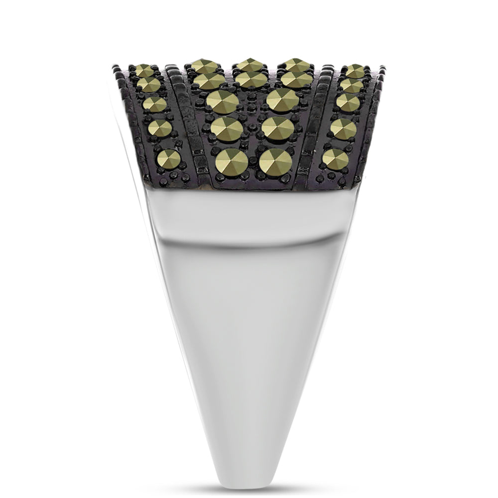 Silberring mit österreichischem Markasit 4 