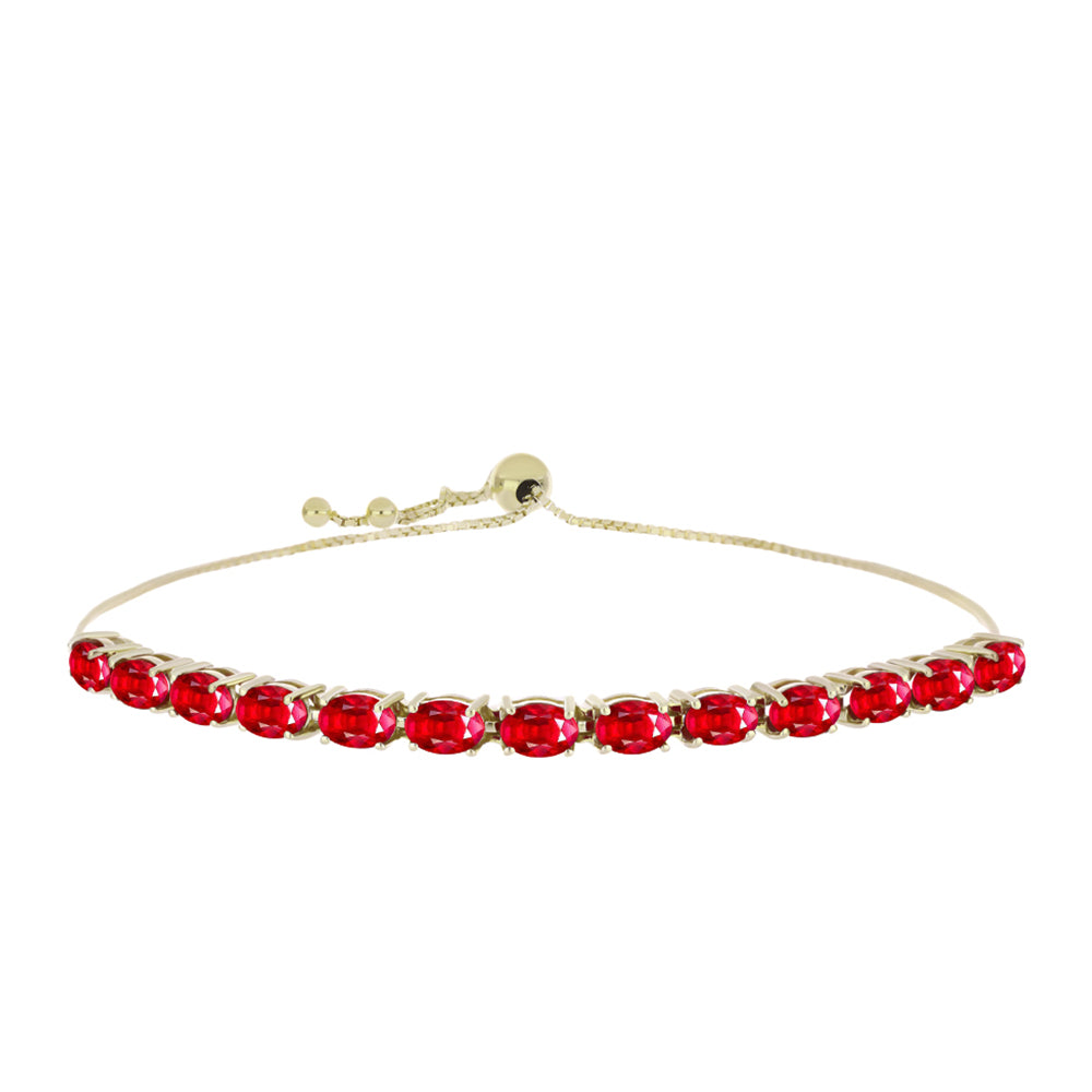 Goldplattiertes Silberarmband mit rotem Achat