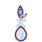 Goldplattierter Silberanhänger mit Regenbogenmondstein und marokkanischem Amethyst