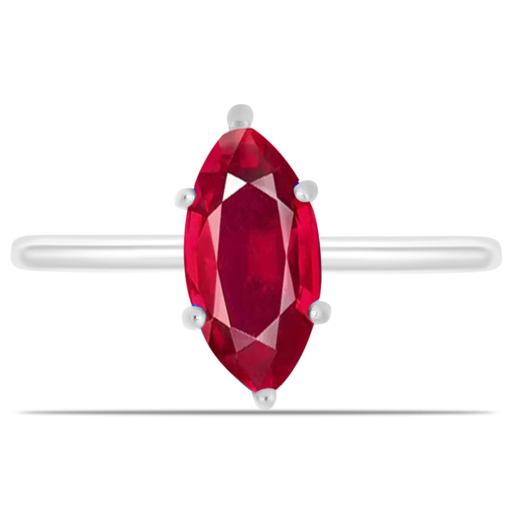 Silberring mit Rubin aus Madagaskar 4 