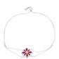 Silberarmband mit Rubin aus Madagaskar