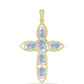 Goldplattierter Silberanhänger mit Welo-Opal