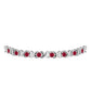 Silberarmband mit Rubin aus Madagaskar