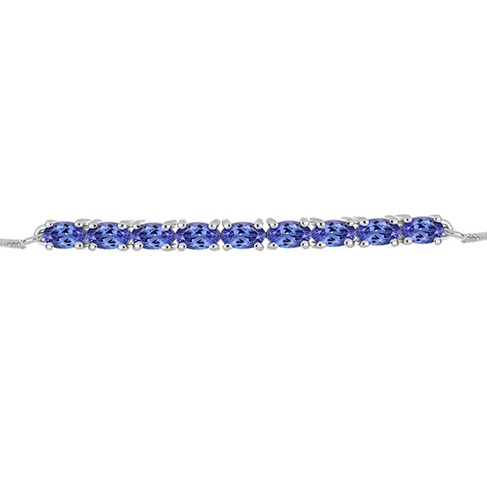Silberarmband mit Tansanit