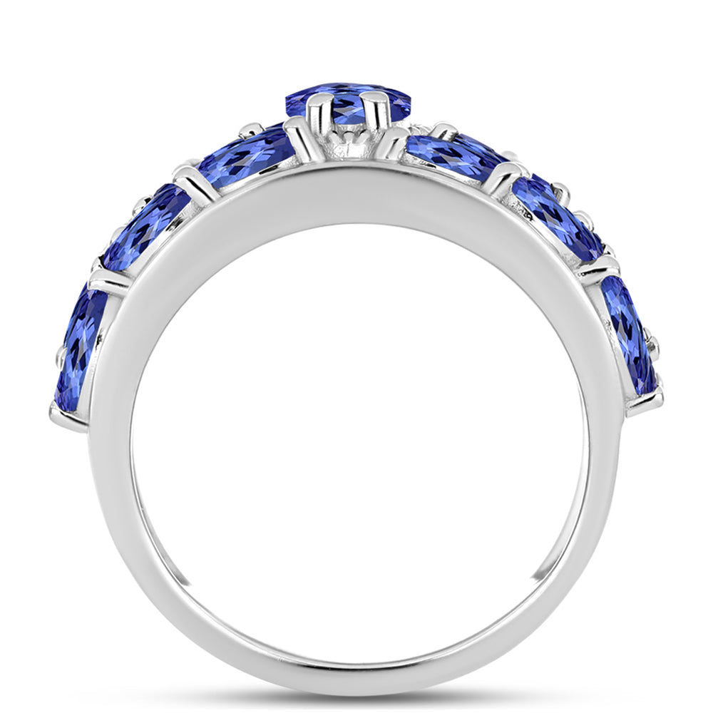 Silberring mit Tansanit
