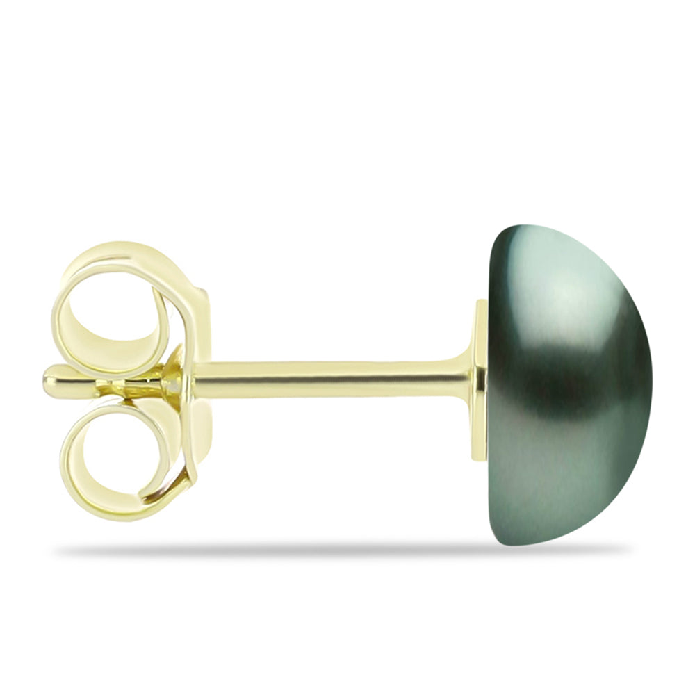 schmuckgarnitur aus Goldplattierte Silber mit Tahitigrüne-Illusion Süßwasserperle 5 