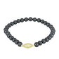 Goldplattiertes Silberarmband mit Tahitigrüne-Illusion Süßwasserperle