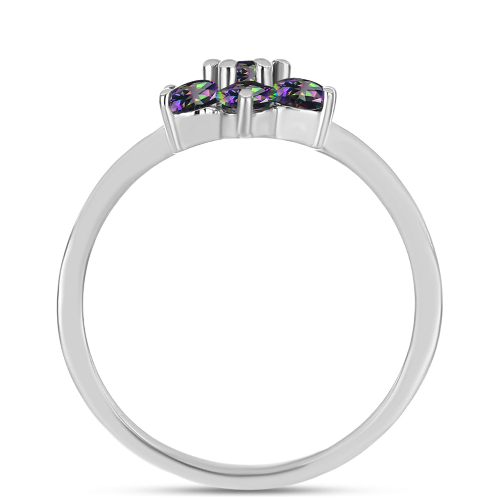 Silberring mit mystischem Topas 2 