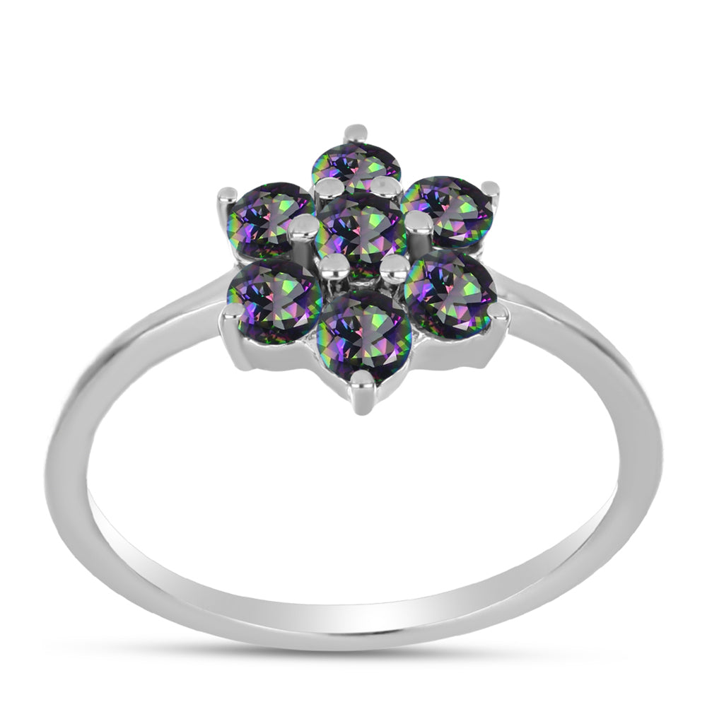 Silberring mit mystischem Topas 3 