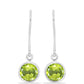 schmuckgarnitur aus Silber mit Peridot aus Changbai und Regenbogenmondstein