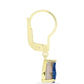 Goldplattierte Silberohrringe mit blauer Druse