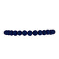 Goldplattiertes Silberarmband mit blauer Druse