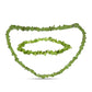 Schmuckgarnitur aus Nugget mit Peridot aus Changbai