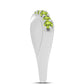 Silberring mit Peridot aus Changbai