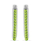 Silberohrringe mit Peridot aus Changbai