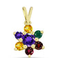 Goldplattierter Silberanhänger mit marokkanischem Amethyst