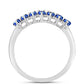 Silberring mit australischem blauem Saphir