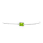 Silberarmband mit Peridot aus Changbai