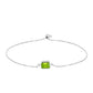 Silberarmband mit Peridot aus Changbai