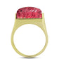 Goldplattierter Silberring mit Thulit