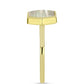 Goldplattierter Silberring mit Perlmutt