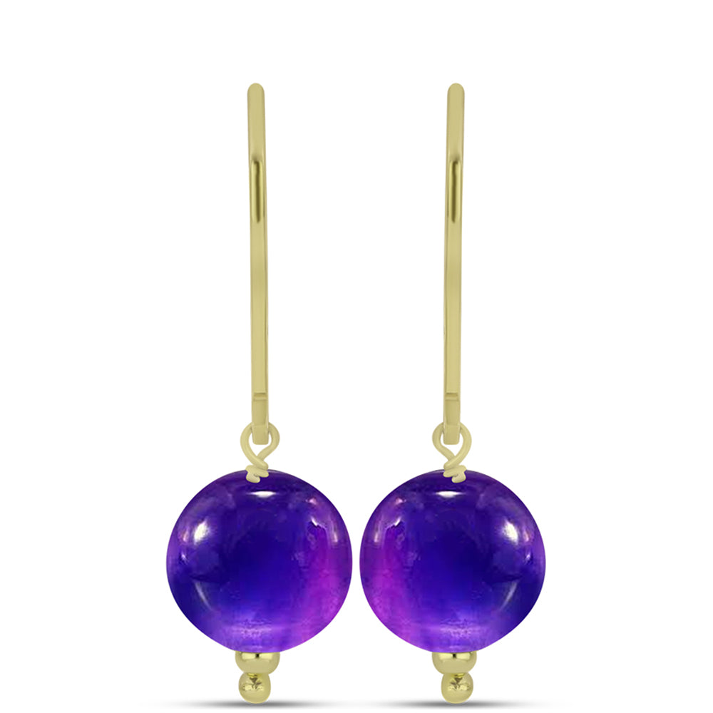 schmuckgarnitur aus Goldplattierte Silber mit marokkanischem Amethyst