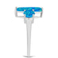 Silberring mit äthiopischem Paraiba-Blauopal