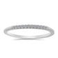 Silberring mit weißem Diamant