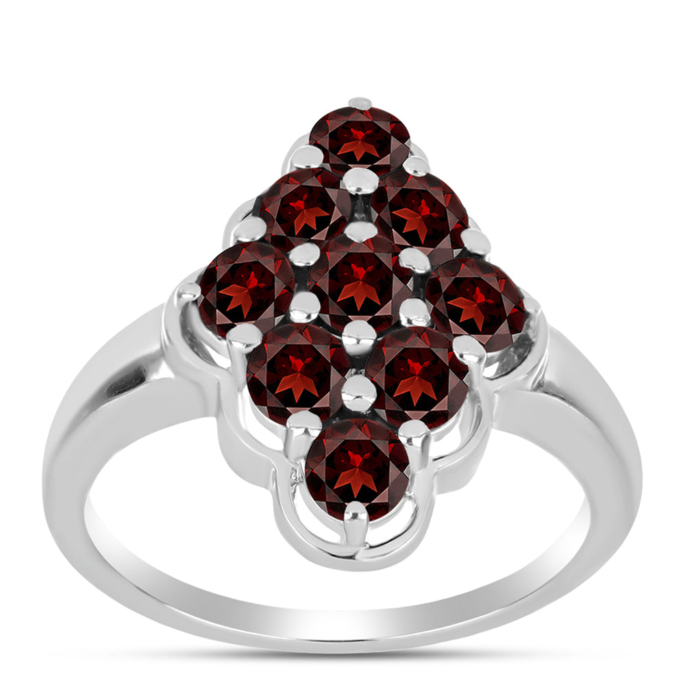 Silberring mit Barton Granat