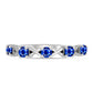 Silberring mit australischem blauem Saphir