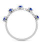 Silberring mit australischem blauem Saphir