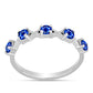 Silberring mit australischem blauem Saphir