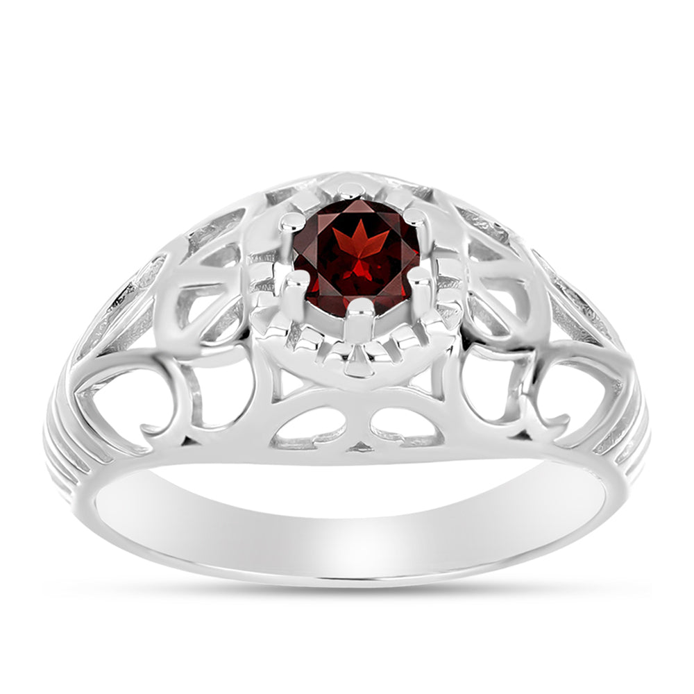 Silberring mit Barton Granat