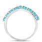 Silberring mit Paraiba Quarz