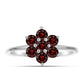 Silberring mit Barton Granat