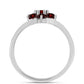 Silberring mit Barton Granat
