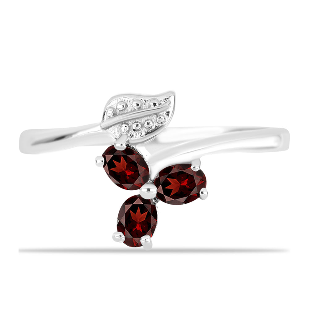 Silberring mit Barton Granat 1 