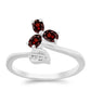 Silberring mit Barton Granat