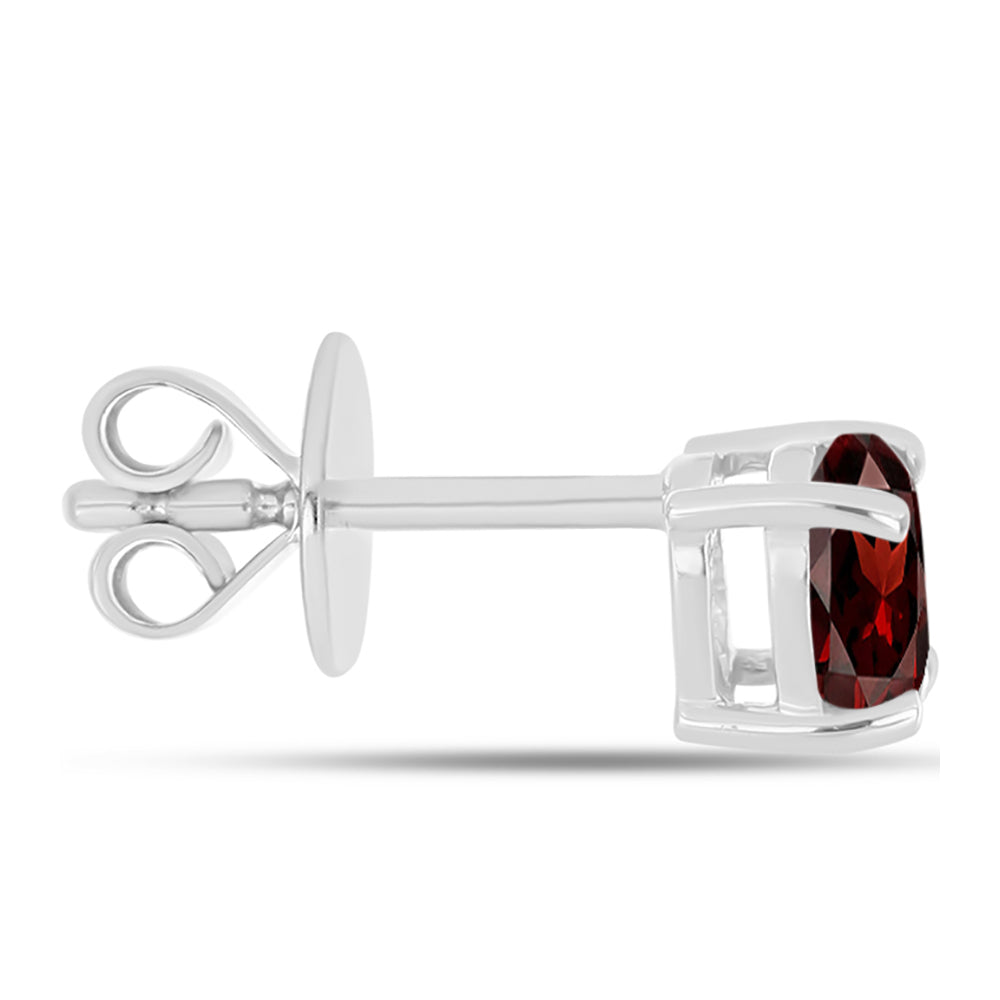 Silberohrringe mit Barton Granat 2 