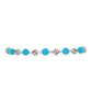 Silberarmband mit Paraiba Quarz