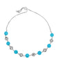 Silberarmband mit Paraiba Quarz