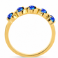 Goldplattierter Silberring mit mystischem Topas