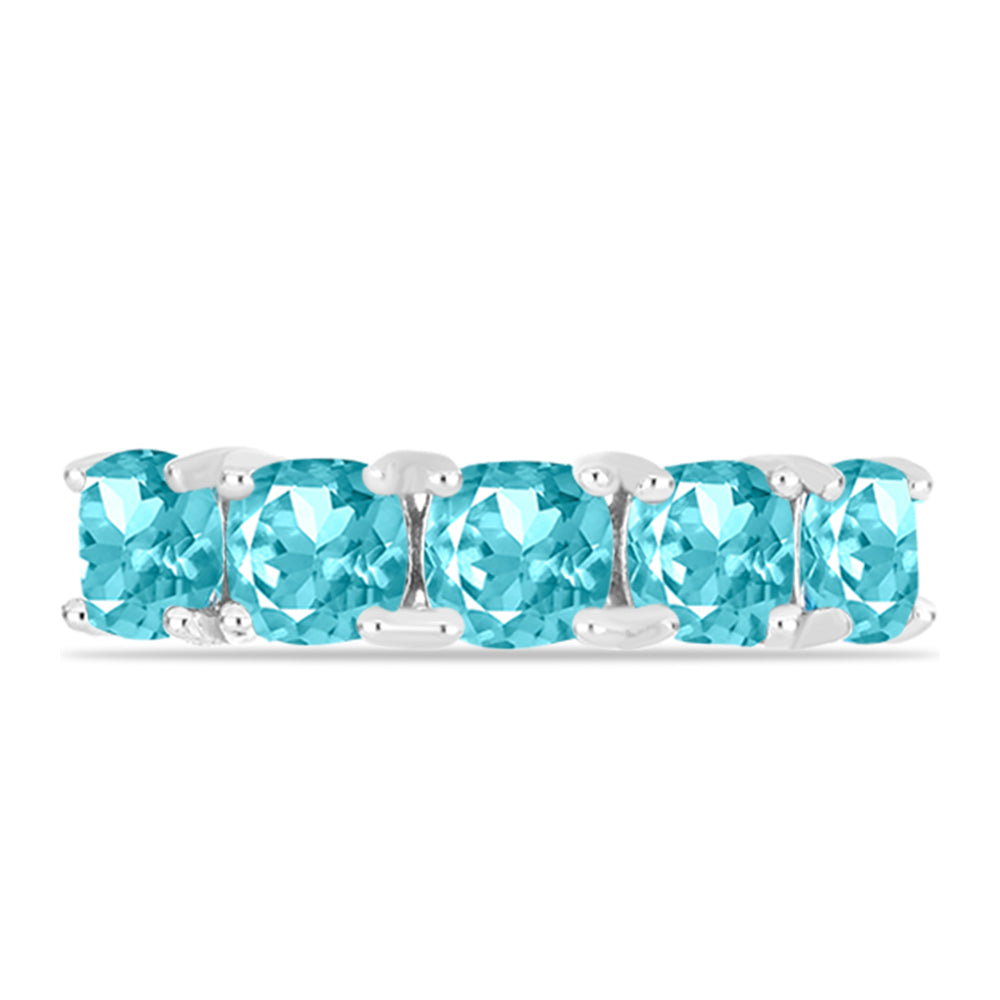 Silberring mit Paraiba Quarz