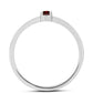 Silberring mit Barton Granat