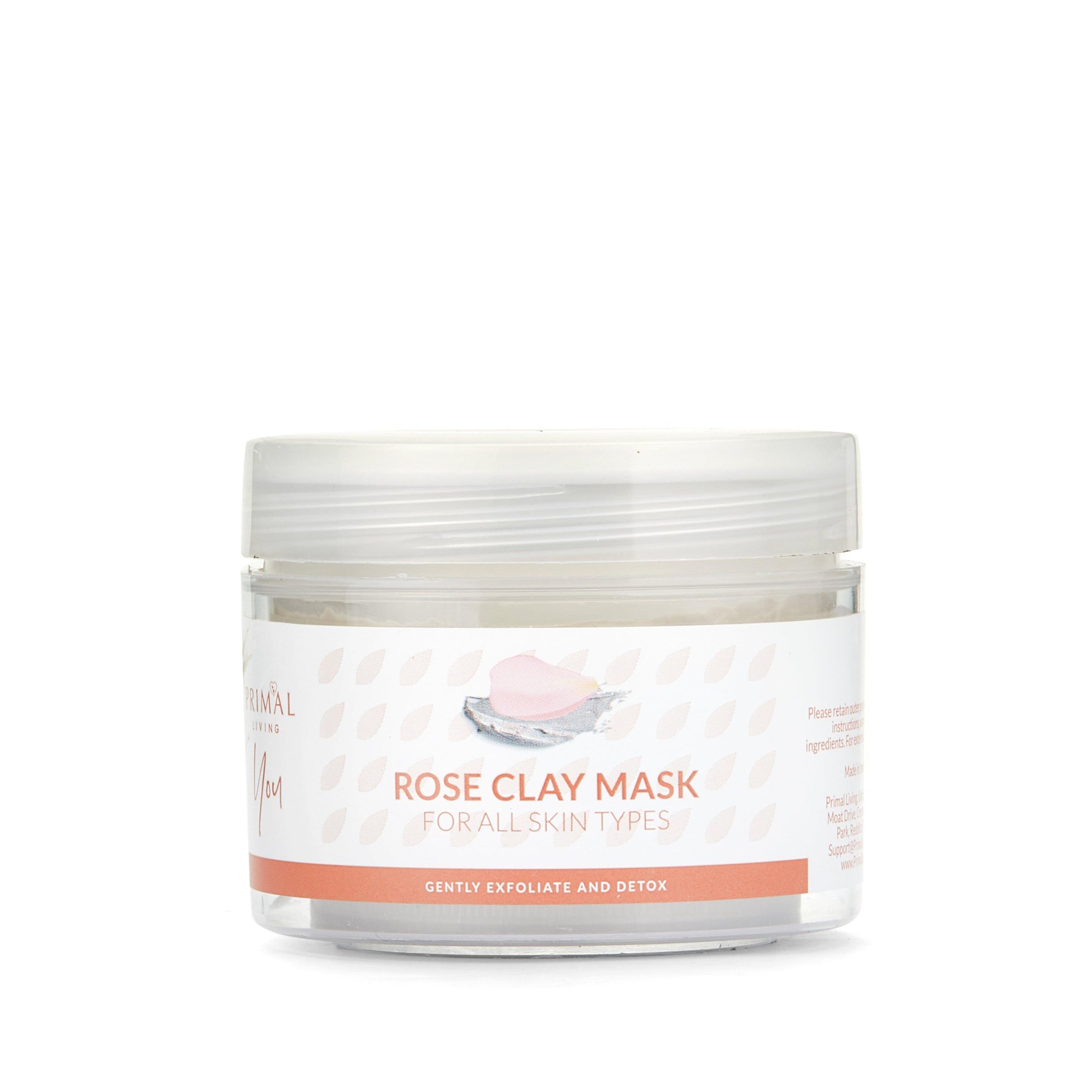 NATÜRLICHE TONERDE-MASKE - ROSE (100ML) 2 