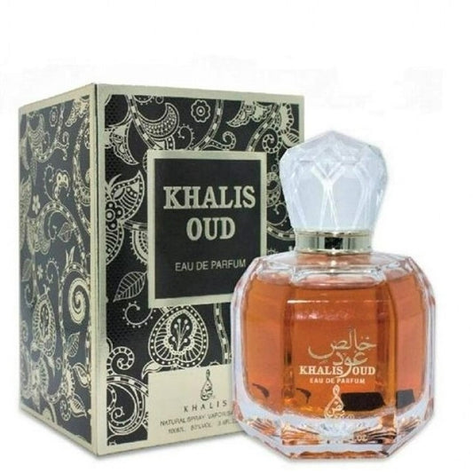 100 ml Eau de Parfum Khalis Oud  Intensiver würziger Oud Duft für Männer und Frauen
