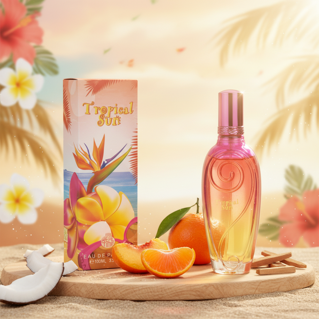 100 ml Eau de Parfum "TROPICAL SUN" Fruchtiger Moschusduft für Frauen 5 