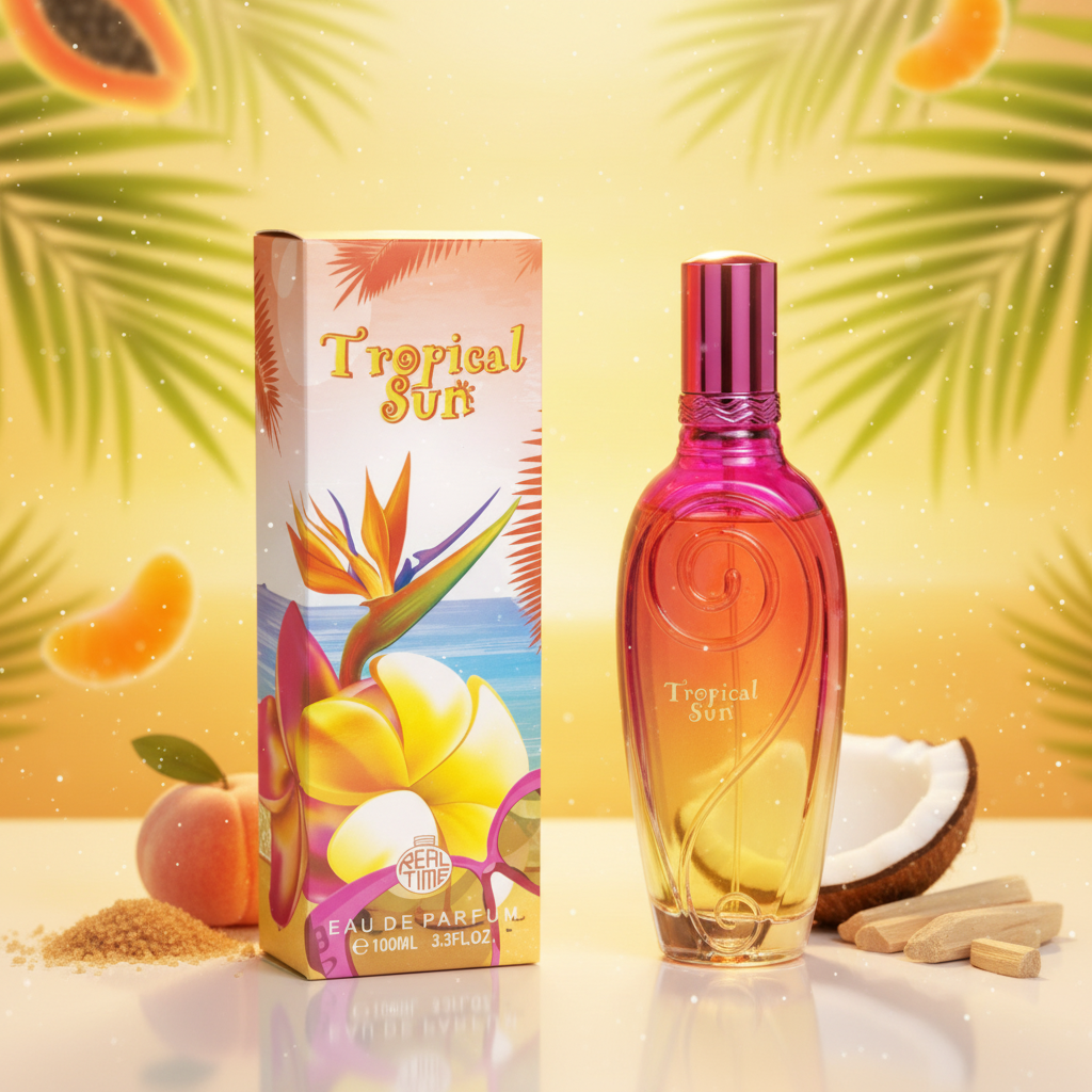 100 ml Eau de Parfum "TROPICAL SUN" Fruchtiger Moschusduft für Frauen 6 