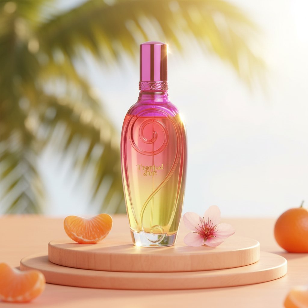 100 ml Eau de Parfum "TROPICAL SUN" Fruchtiger Moschusduft für Frauen