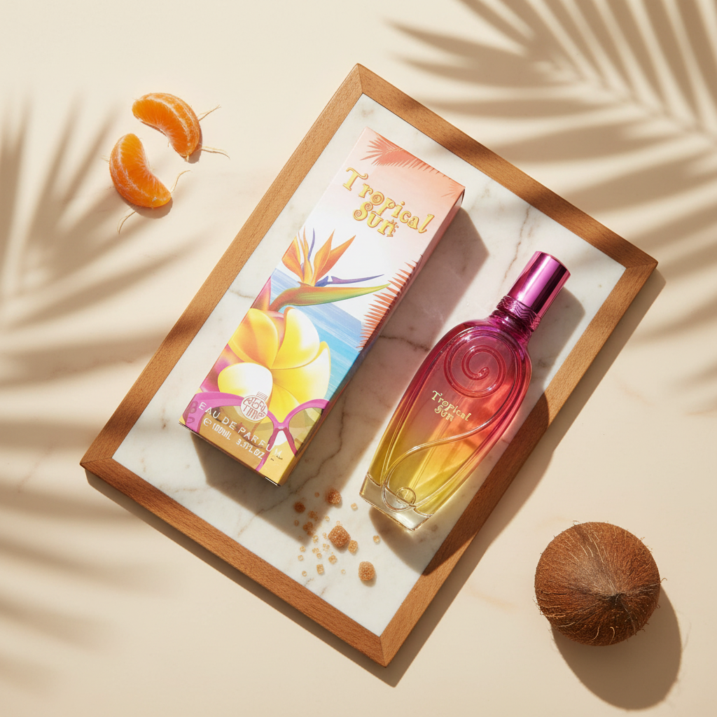 100 ml Eau de Parfum "TROPICAL SUN" Fruchtiger Moschusduft für Frauen 9 